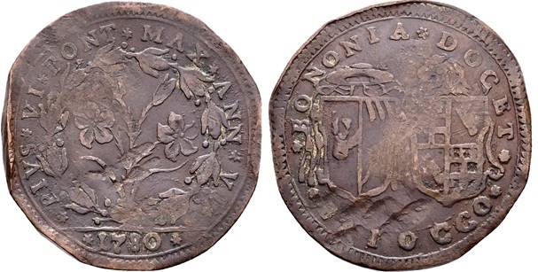 Pius VI 1780 Baiocco